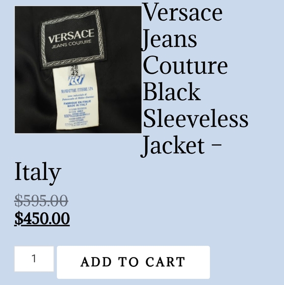 Versace Jeans vest - Picture 13 of 13